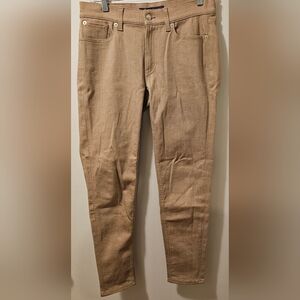 Ralph Lauren Purple Label Tan Straight Leg Jeans